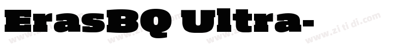 ErasBQ Ultra字体转换